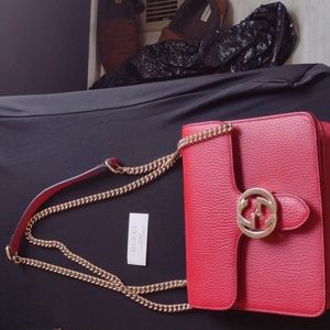 Authentic Gucci Bag- Color: Red
